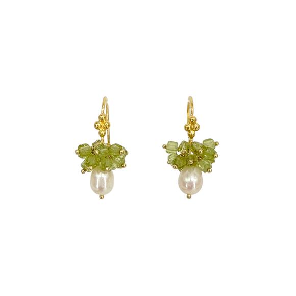 CHAN LUU Firework Earrings Peridot - Picture 1 of 7